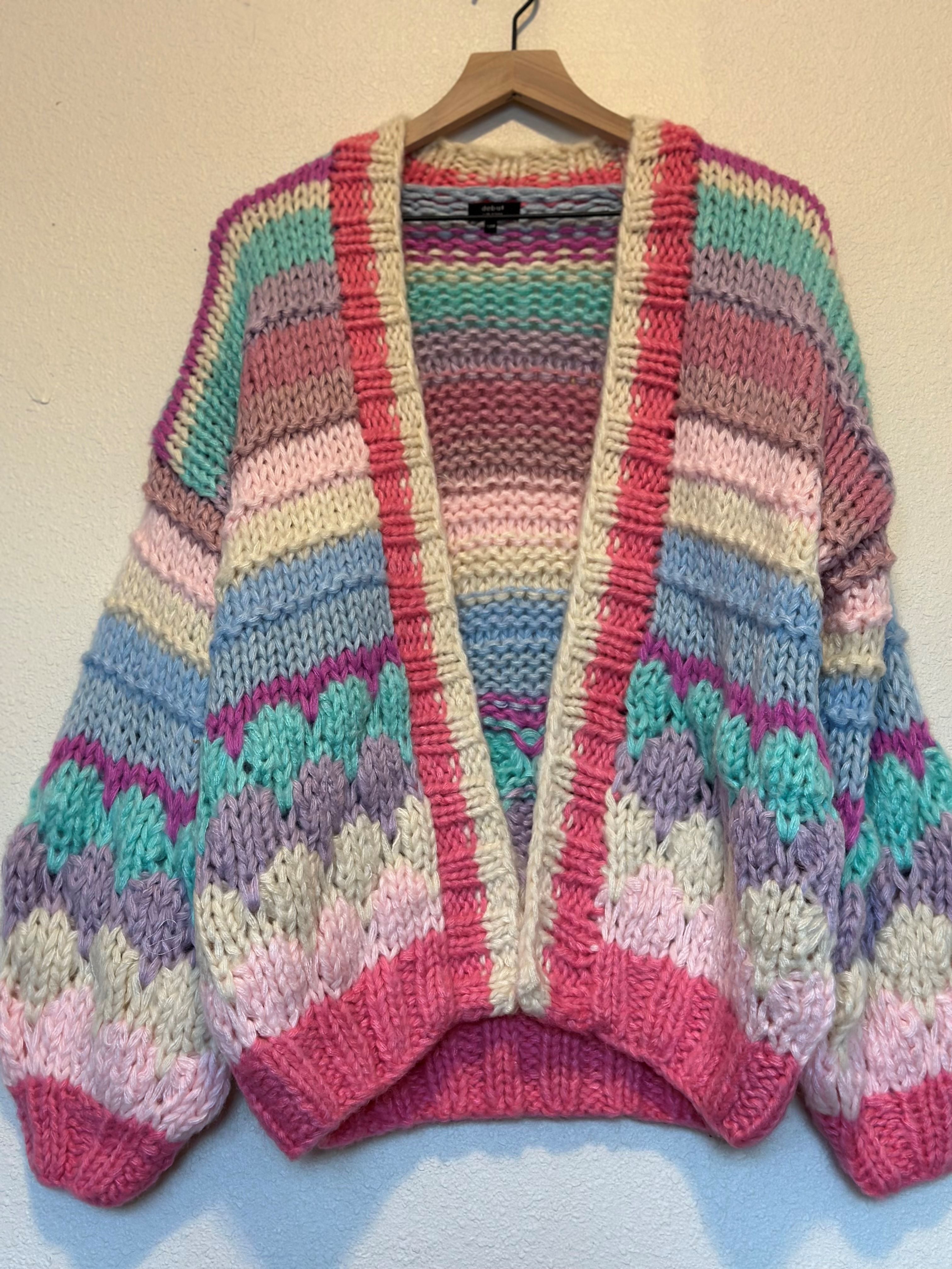 Oversized Chunky Knit Cardigan