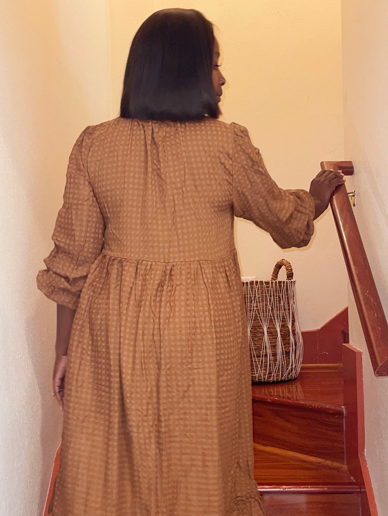 Maxi Shirt Dress (Camel)